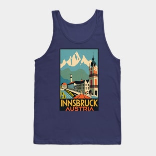 A Vintage Travel Art of Innsbruck - Austria Tank Top